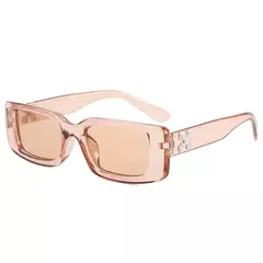 Luxo Design Square Sunglasses para homens e mulheres, pequeno retângulo Street Sun Glasses, Vintage condução personalizado Shades, moda na internet