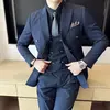 Conjunto de ternos casuais masculinos de 2 peças, blazers, roupas masculinas, roupas masculinas, conjunto de roupas, masculino elegante, peça clássica