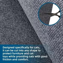 Parede anti gato risco sofá diy gatos placa de risco sofá proteção patas afiar aparável auto-adesivo tapete gatos placa de risco - comprar online