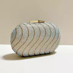 Bolsa de mão feminina, bolsa de jantar completa com diamante para senhora, pequena festa noturna, bolsa de embreagem para casamento, tendência da moda - Wolf Magazine