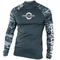 Apertado manga longa mergulho camisetas masculinas, natação Rash Guard Swimwear, proteção UV Surf Vestuário, Beach Floatsuit Tops - loja online