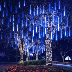 Impermeável LED Meteor Shower Rain Lights, Falling Raindrop, Fairy String Light para o Natal, Holiday Party, Patio Decor, 30 cm, 50cm - loja online