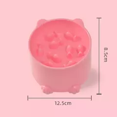 Tigela de comida lenta para gatos, tigela anti-asfixia para gatos e cães pequenos, design de proteção para pescoço, dispositivo de alimentação para cães e gatos, suprimentos para animais de estimação - Wolf Magazine