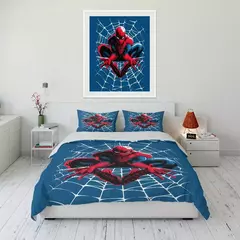 Conjunto de cama impresso Marvel Spider-Man para crianças e adultos, colcha macia, fronha, cama confortável, Twin, cama king, luxo - loja online
