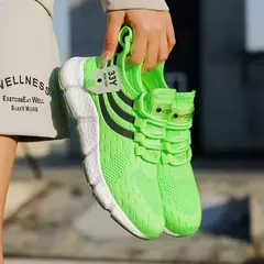 Homens tênis respirável clássico sapatos casuais homem tênis 2024 novo ao ar livre confortável malha sapatos masculinos tenis masculino - loja online