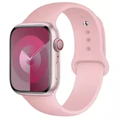 Pulseira de Silicone para Apple Watch, Pulseira Esportiva, iWatch Series 8, 7, 6