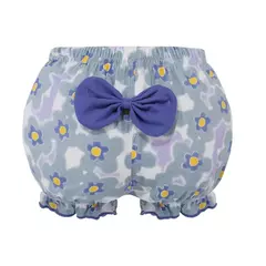 Menina bebê shorts 100% algodão crianças infantil moda listra arco calcinha para 6-24 meses crianças de alta qualidade falbala cuecas presente - Wolf Magazine