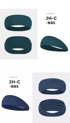 Elastic Absorbent Sports Headband para homens e mulheres, bandagem de cabelo, suor, corrida, fitness, ciclismo, corrida, tênis, ioga, academia - Wolf Magazine