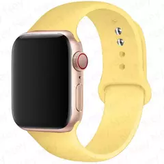 Pulseira de Silicone para Apple Watch, Pulseira Esportiva, iWatch Series 8, 7, 6 na internet