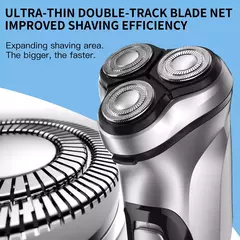 Barbeador rotativo elétrico Enchen Blackstone para homens, lâmina flutuante 3D, lavável tipo C, máquina de barba recarregável USB