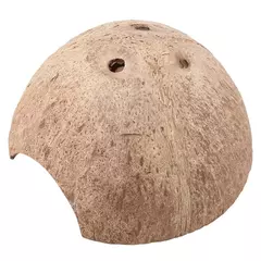 Réptil Natural Coconut Shell Cave, Esconder House Decor, Tartaruga Réptil, Escondendo caverna - loja online