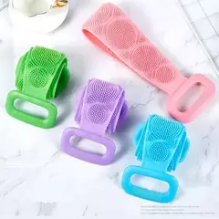 Silicone Body Scrubber para Banheiro, Back Massage, Esfoliante Esponja, Escova de banho, Escova de chuveiro, Body Wash, Remoção Bath Spong - Wolf Magazine