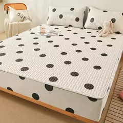 Esteira espessa de látex natural para cama, sensação fresca, seda gelada, capa e fronha, macio respirável, resfriamento, verão - comprar online