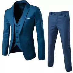 Ternos de casamento formais de luxo para homens, conjunto elegante de blazers, casacos completos, colete, calças, jaquetas, 3 peças, 2022 na internet