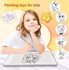 Imagem do LED Desenho Copy Pad Board para Crianças, A5, A4, LCD Escrito Tablet, Brinquedo Infantil, Pintura, Educacional, Crianças, Presentes Criativos