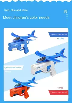 Lançador de avião Brinquedos para crianças, avião ao ar livre, avião voador antiderrapante, catapulta de espuma EPP, presentes de aniversário para meninos e meninas