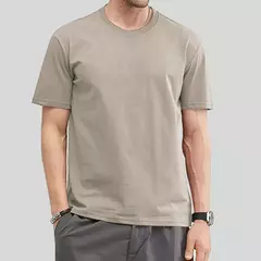 Imagem do Camiseta de algodão de mangas curtas para homens e mulheres, camiseta masculina, tops simples básicos para meninos e meninas, tamanho grande 5XL, boa qualidade, venda de verão