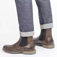Tamanho 7 ~ 13 Chelsea Homens Botas 2023 Estilo Americano Confortável Moda Bota na internet