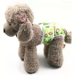 Fraldas para cães masculinos, laváveis, fofas, reutilizáveis, de alta absorção, à prova de vazamento, calças fisiológicas para cães, 6 cores - comprar online