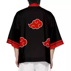 Naruto manto t-shirts anime harajuku akatsuki sharingan kakashi sasuke itachi cosplay trajes das mulheres dos homens quimono camisa camisetas topos - comprar online