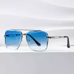 Óculos de sol piloto quadrado masculino e feminino Flight Seven Rock, estilo Mach 6, gradiente, design de luxo, moda, 2022 - comprar online