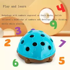 Ouriço Montessori Brinquedos para o Bebê, Treinamento de Concentração, Educação Infantil, Fine Motor e Brinquedos Sensoriais, Ortografia, Pouco na internet