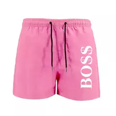 Imagem do Shorts esportivos respirável de secagem rápida masculino, calções casuais com cordão forrado com malha, surf à beira-mar, praia, verão, novo