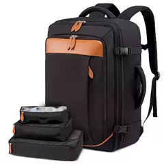 Mochila de Viagem Impermeável Multifuncional, Grande Capacidade, Bolsa para Computador de Negócios, 40L, 4 conjuntos - comprar online
