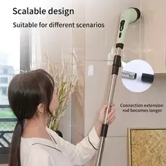 Escova de limpeza elétrica 9 em 1, purificador elétrico, ferramentas de limpeza elétrica, salão, cozinha, banheiro, utensílios de limpeza - comprar online