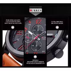 Curren-Relógio Quartz Masculino, Relógios de Fábrica, Moda de Luxo, Relógio de pulso casual, Data Watch - Wolf Magazine