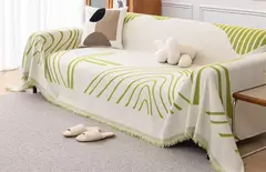Chenille Sofá Throw Blanket com Tassel, Modern Luxury Cover, Four Season Sofa Cover, Full Covers, Dustproof, Toalha de casa, 1 Pc - Wolf Magazine