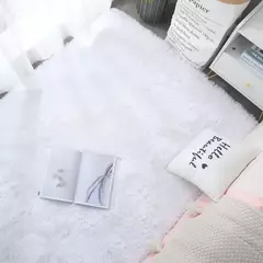 Tapete grande fofo para crianças, Tapete de pelúcia no quarto, tapete de veludo macio para crianças, decoração de sala de estar - loja online
