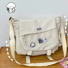Imagem do Bolsa de Ombro de Nylon Grande Capacidade, Bolsas Crossbody para Adolescente, Bolsa Mensageiro para Estudante, Mochilas escolares-mw