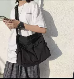 Bolsa de lona vintage para mulheres, sacolas de ombro adolescente, sacos mensageiro para senhoras, bolsa casual, bolsa crossbody - loja online