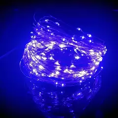 Led silver Wire Fairy Lights USB Powered LED String Lights Garland à prova d'água ao ar livre para Natal Party Wedding DIY Decoração