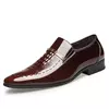 Sapatos Oxford de couro de crocodilo masculino, sapatos clássicos, casual de negócios, tênis formais, tamanho grande, escritório, casamento, festa