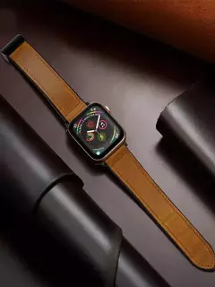 Pulseira magnética, iWatch Series 9, 8, 7, SE, 6, 5, 4, 3, 49mm, pulseira de silicone e couro para Apple Watch, Ultra Band, 41 milímetros, 40 milímetros, 44 milímetros, 42 milímetros - loja online
