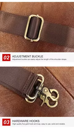 Westal Couro Genuíno Crossbody Messenger Bag, Sacos de Ombro dos homens, 13.3 "Laptop Pasta, Homem Bolsas, 8577
