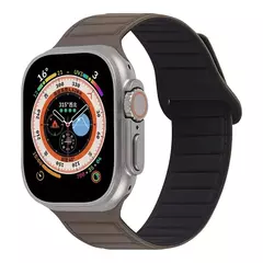 Pulseira Magnética de Laço de Silicone para Relógio Apple, Banda, Ultra, 49mm, 45mm, 44mm, 40mm, 41mm, Pulseira para Série iWatch, Ultra 8, 7, 6, SE, 5, 4, 3