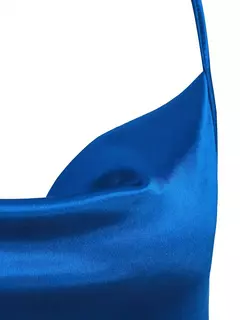 2024 Lady va va voom Vestido de cetim com suspensório de quadril vestido feminino - Wolf Magazine