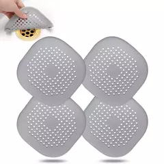 Silicone Shower Drain Plug, Hair Catcher, Stopper, Filtro de água para pia de cozinha, Banheiro Floor Bathtub, Home Acessórios - loja online