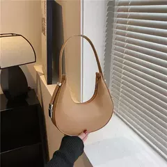 Bolsa de ombro Hobo de couro PU feminina, bolsa de embreagem pequena bolsa de ax - loja online