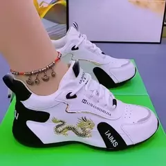 Mulheres designer tênis 2024 verão couro à prova dwaterproof água sapatos esportivos casuais feminino leve respirável antiderrapante sapatos de plataforma