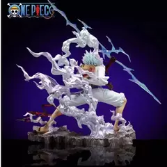 One Piece Raiden Five Gear Nica Lightning Luffy Action Figure, Estátua Modelo, Brinquedos Boneca Coleção, Decoração Presente, 25cm