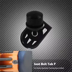 Universal motocicleta traseiro fender assento parafuso porca guia kit de montagem botão capa para harley dyna sportster xl touring flhr softail na internet