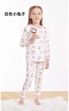Conjuntos de pijamas de algodão de manga comprida infantil, para crianças, meninos, meninas, novo, outono, 2, 4, 5, 6, 8, 12, 14 anos - Wolf Magazine