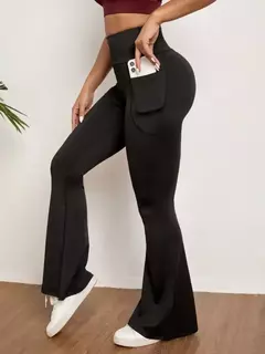 Calça de Yoga de Cintura Alta Feminina, Levantadora de Quadril, Queimada, Esportiva, Ao Ar Livre, Esfregando, Correndo, Apertada, Perna Larga, Novo, 2022 - comprar online
