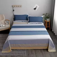 WASART-Geometria Impresso Conjunto de Lençol de Cama de Casal Luxo, 2 Pessoas, Queen e King Size, Super Cozy, Casal