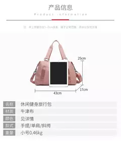 Imagem do Impermeável Multi-Funcional Travel Bag, al Yoga Fitness Handbag, cross-border, seco e molhado separação, grande capacidade, saco de esportes