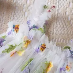 Vestido de malha bordado feminino, Alça de fada, Asas de arco traseiro, Princesa, Aniversário, Doces Bebés, Verão - comprar online